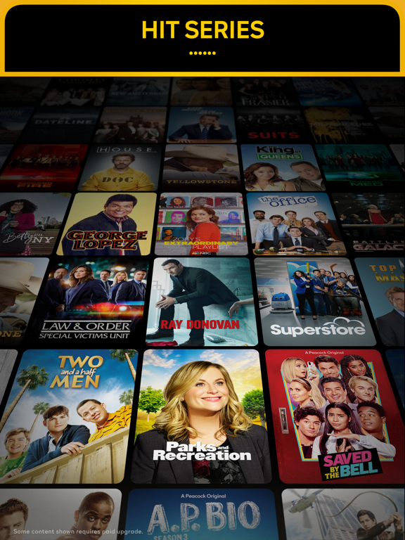 iPad Image of Peacock TV