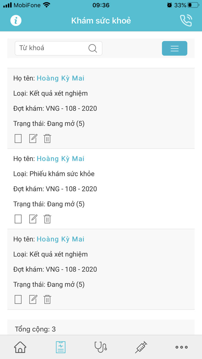 Y bạ điện tử Doctor Anywhere