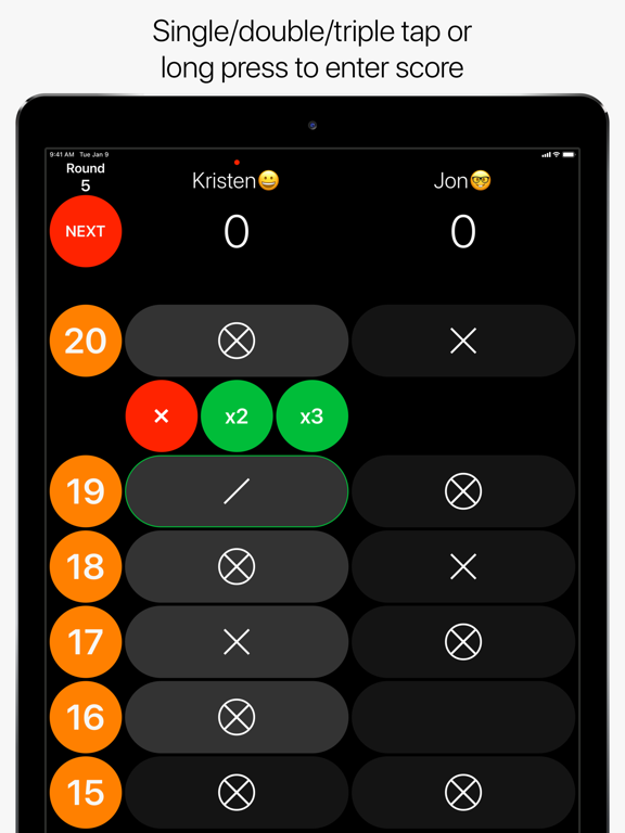 Dart Scoreboard Pro App voor iPhone, iPad en iPod touch AppWereld
