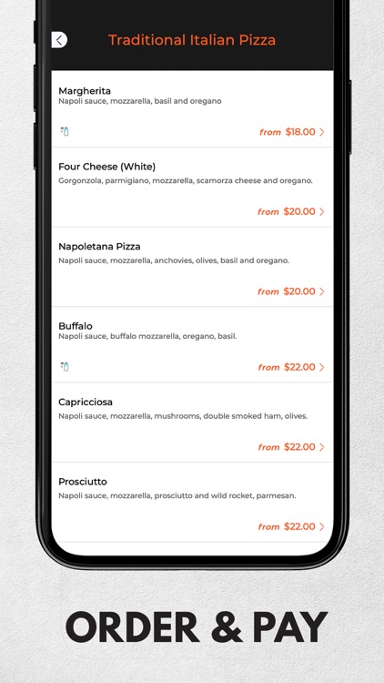 Farina Pizzeria App