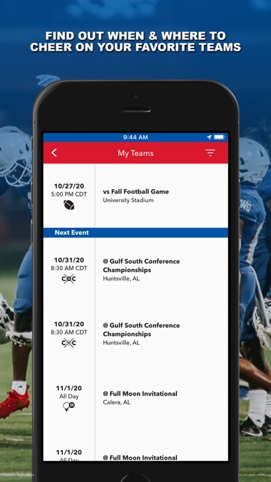 Screenshot #2 pour UWG Gameday Experience