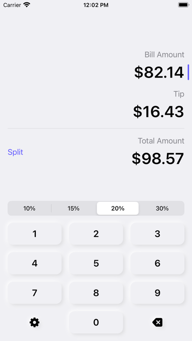 How to cancel & delete Tip: Gratuity Calculator from iphone & ipad 1