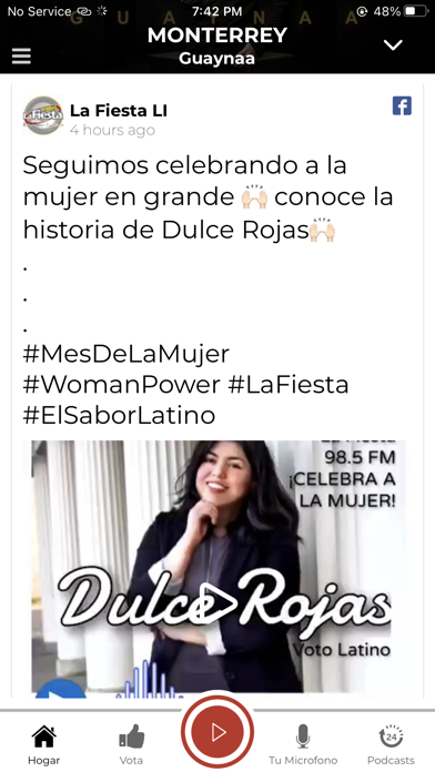 LaFiesta 98.5 Spanish Hits screenshot 2