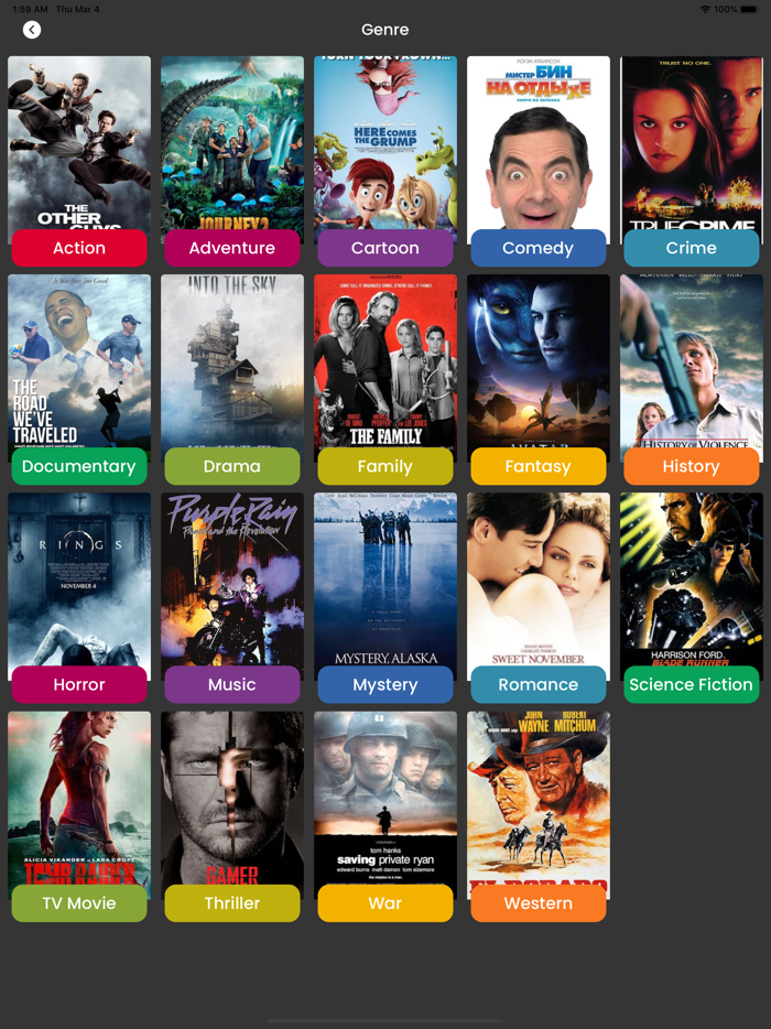 Watched Movies App