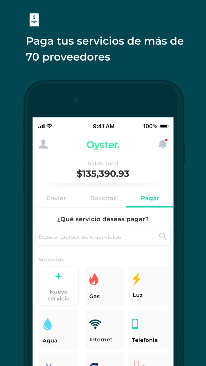 Oyster - Cuenta para negocios
