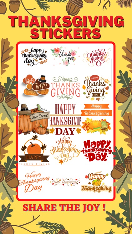 Thanksgiving Stickers ^_^ screenshot-4