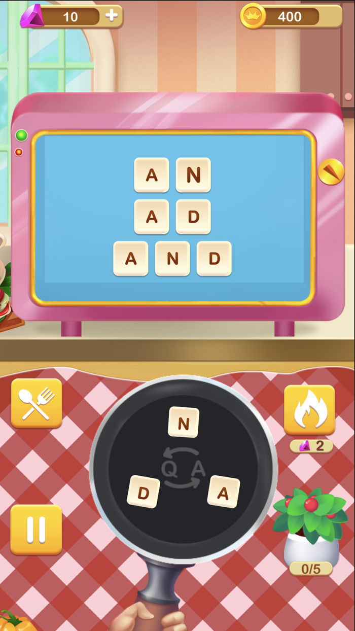 Cross Word-Tasty Food