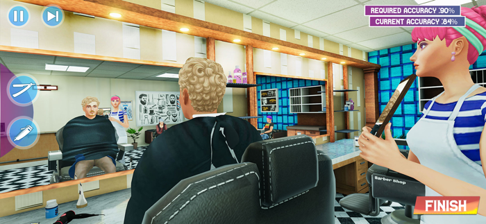 理发师 店铺 美丽 沙龙 和 温泉