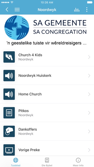 SA Gemeente/Congregation screenshot 2