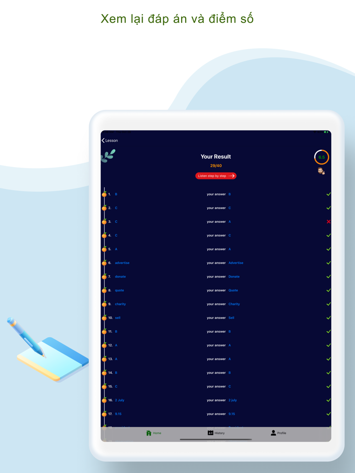 IELTS Listen-Nghe Và Viết Lại