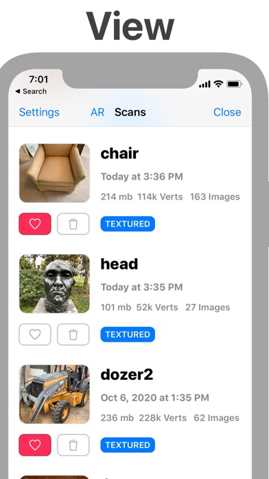 3d Scanner App Screenshot