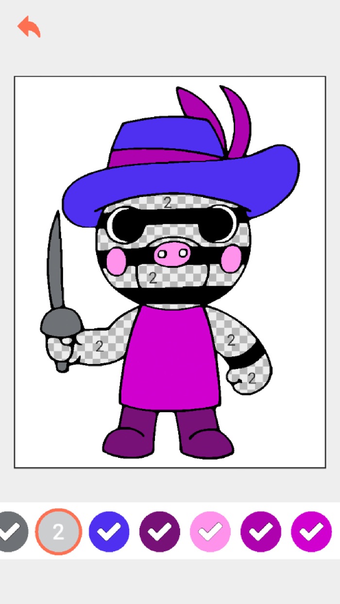 RoboxColor - Piggy Coloring