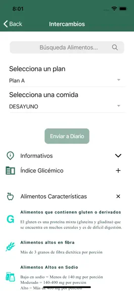 Game screenshot Consultas Nutrición mod apk