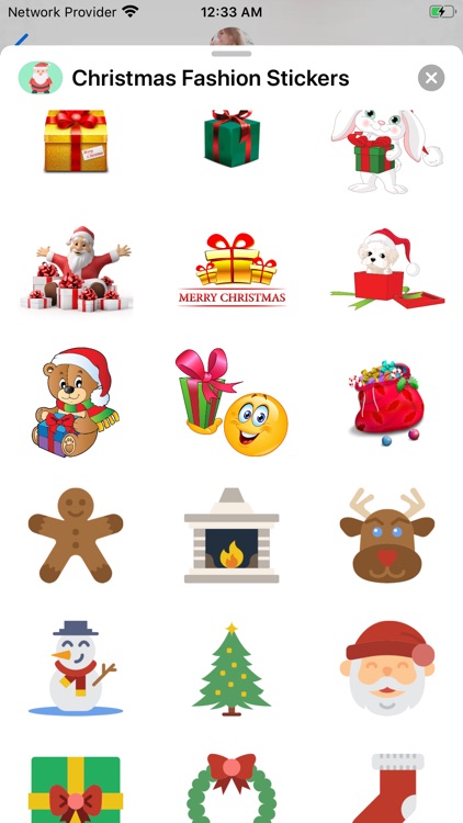 Christmas Fashion Stickers