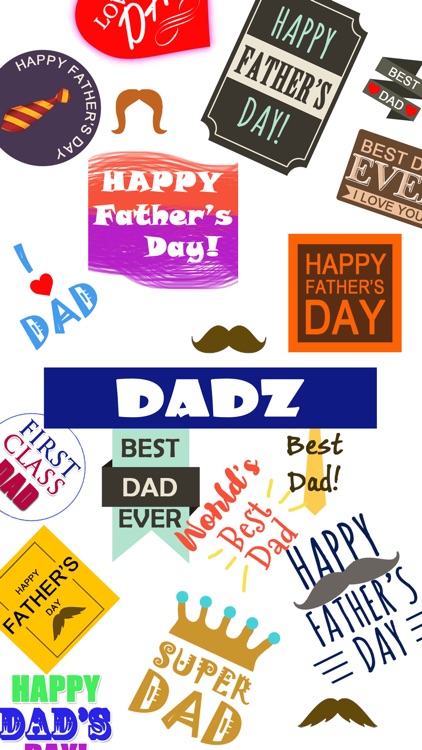 DADZ Father's Day Sticker Pack