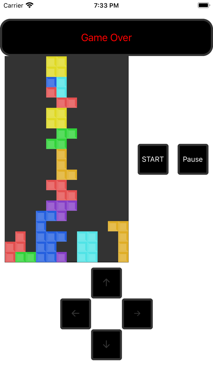 colorful tetris