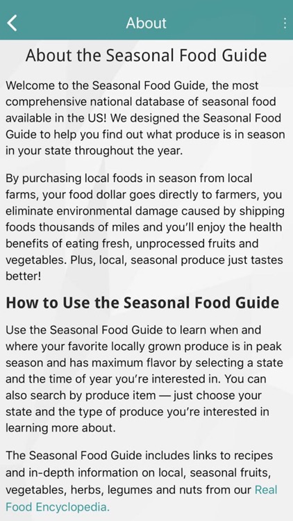Seasonal Food Guide screenshot-3