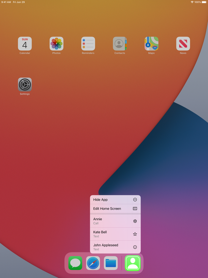 Favorites Widgetizer