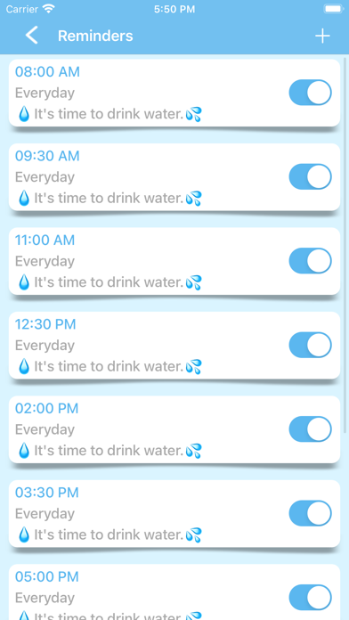 Drink Water - Daily Reminders screenshot 2