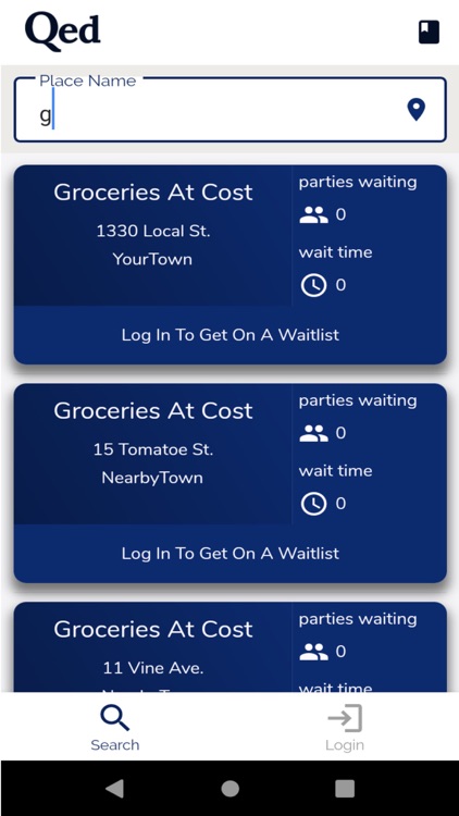 Qed waitlist app