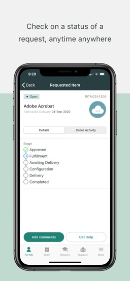 Now Mobile app screenshot