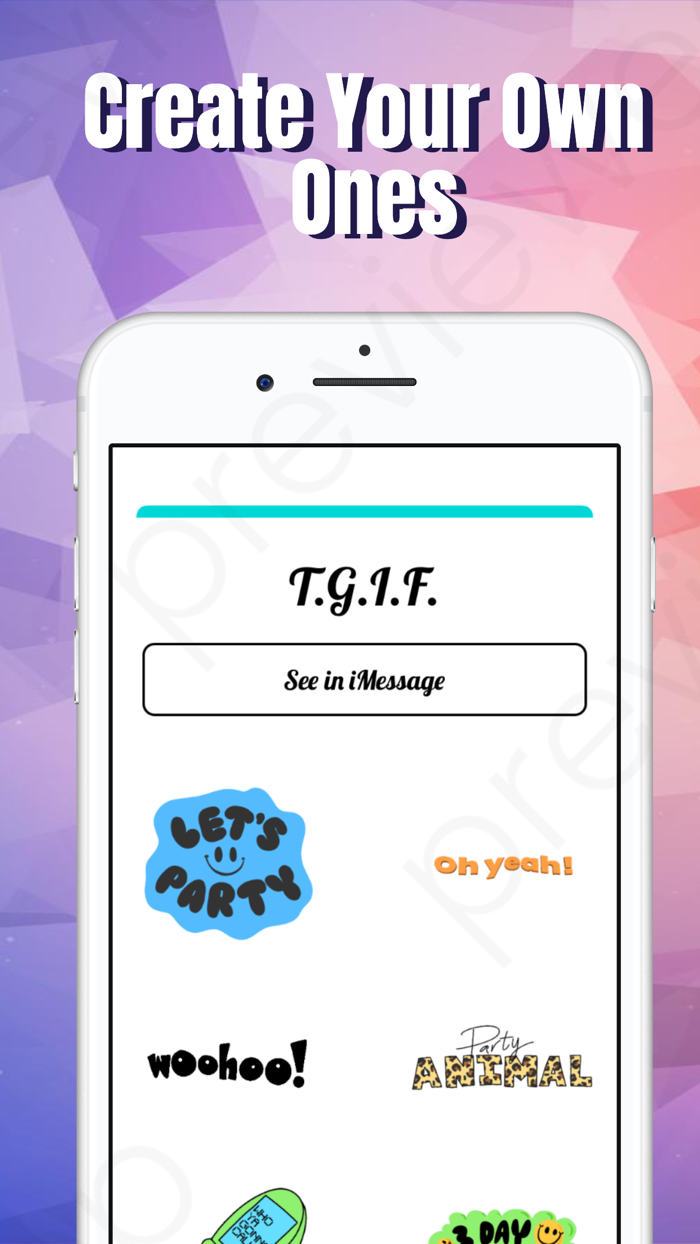 Lit Stickers for iMessage