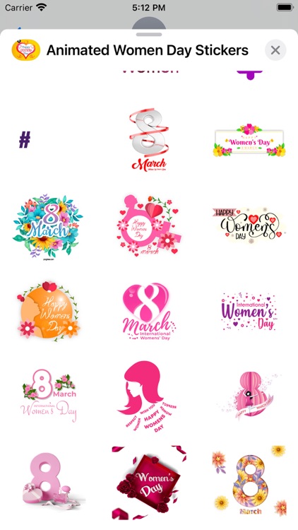 Animated Women Day Stickers screenshot-3