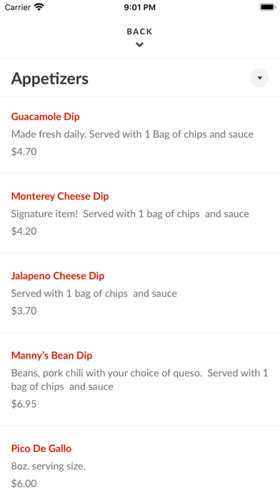 Manny's Mexican Restaurant screenshot 3