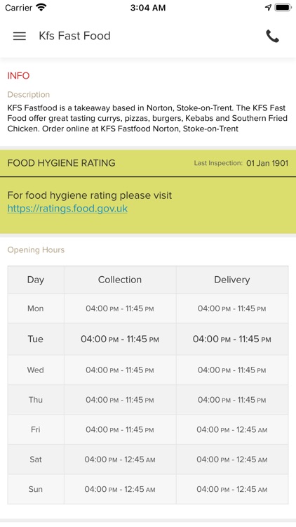 Kfs Fast Food ST6 8EW screenshot-3