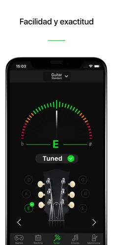 Captura de Pantalla 3 Tuner Pro Afinador de Guitarra iphone