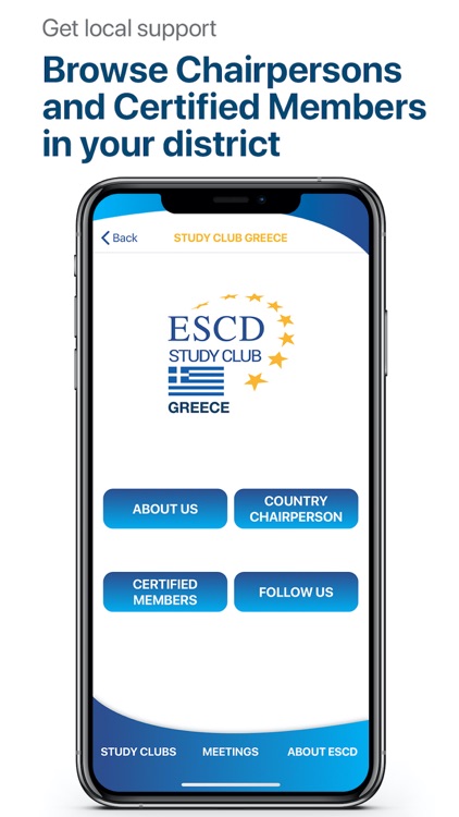 ESCD Meetings and Study Clubs