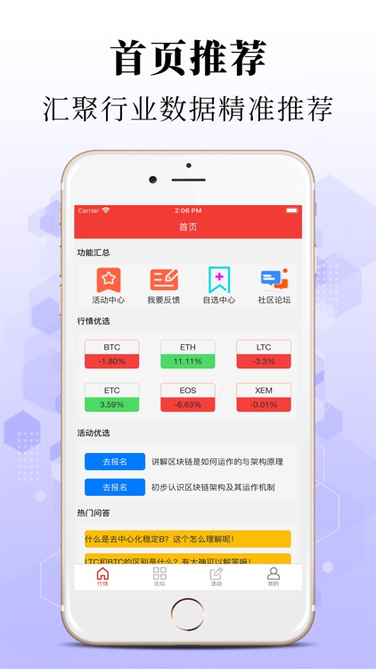 币兴社区-数字行情分析App