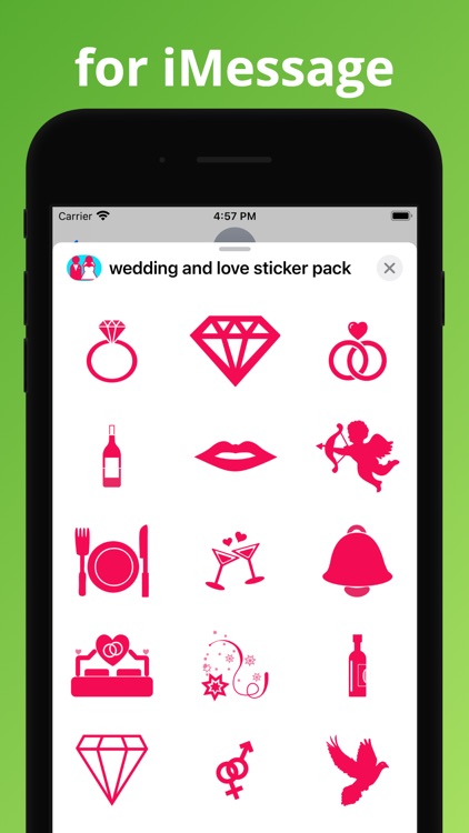 Wedding and Love stickers