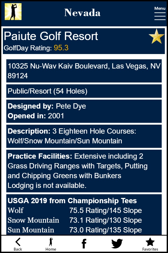 GolfDay Nevada screenshot 4