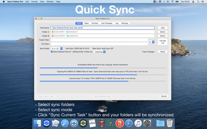 Sync Folders Pro Screenshots