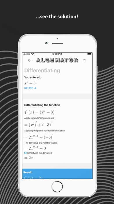 How to cancel & delete Algemator from iphone & ipad 3