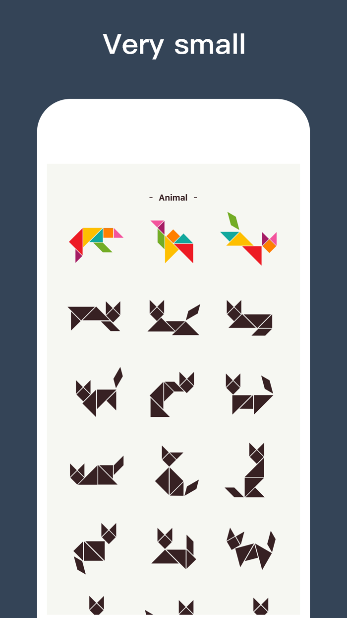 Tangram - Cognitive puzzle