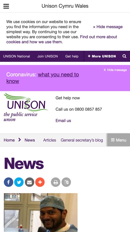 Unison Cwm Taf Morgannwg screenshot-4