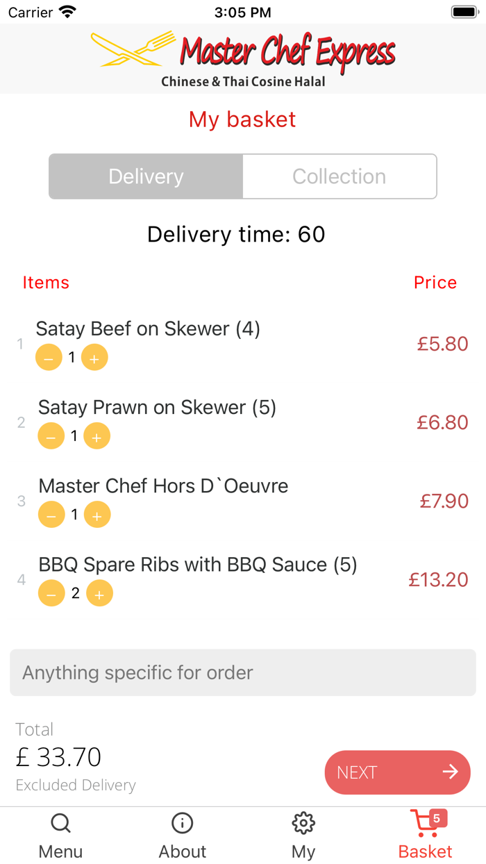 Master Chef Woodford