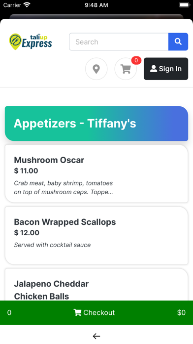 Tiffany's Steakhouse screenshot 2