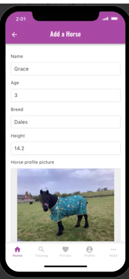 Game screenshot Horse Training Tracker apk