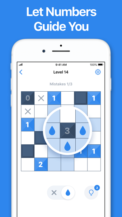 Aqua Puzzle - Number Game screenshot 2