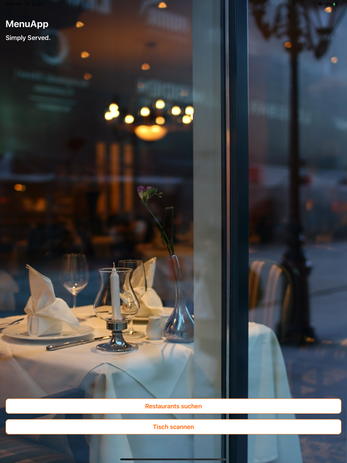 MenuApp. Simply Served.