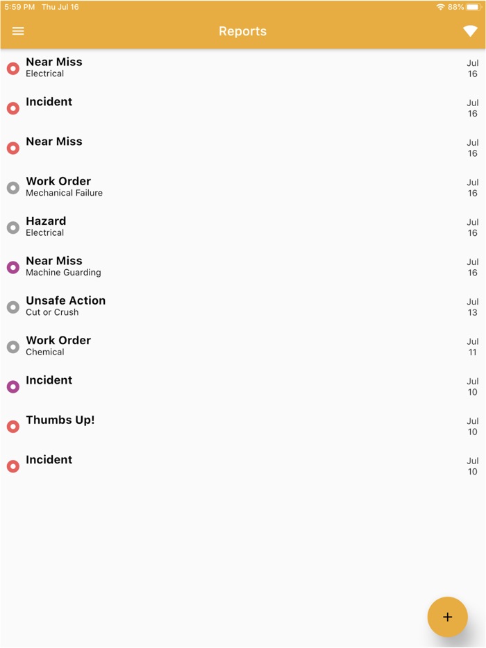 Incident and Hazard ID