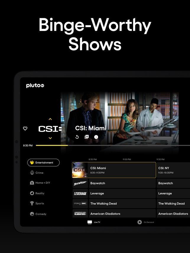 Pluto Tv Live Tv And Movies On The App Store