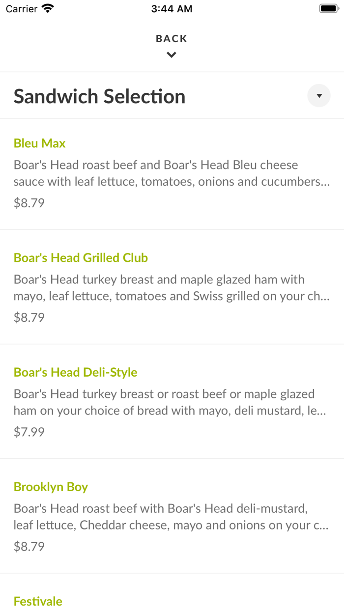 Woodys Famous Salads