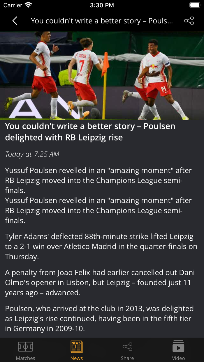 Football Today - Top matches