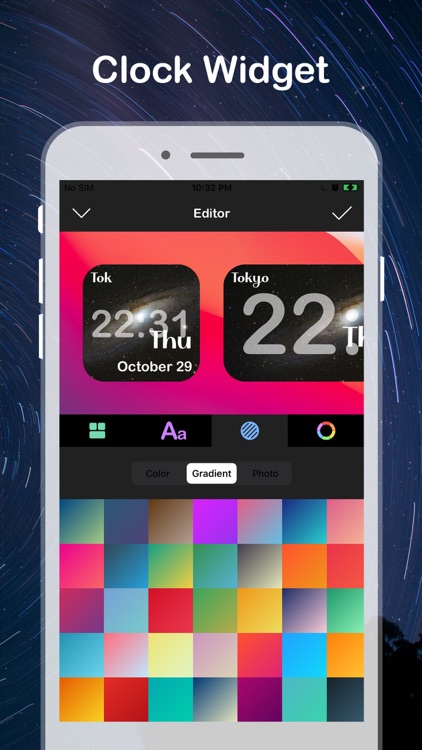 Digital Clock Color Widgets screenshot-5