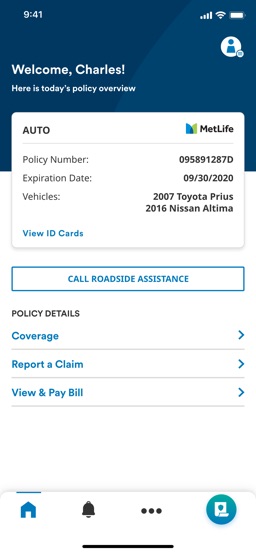 MetLife US App app screenshot