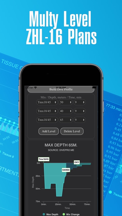 DiveProMe Scuba Dive Planner